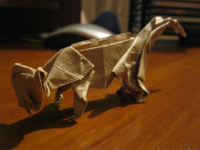 Origami cat