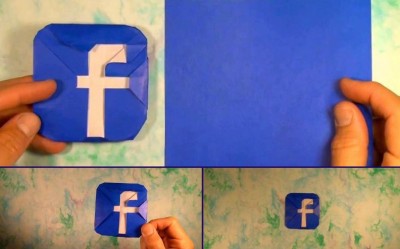 Логотип Facebook схема сборки